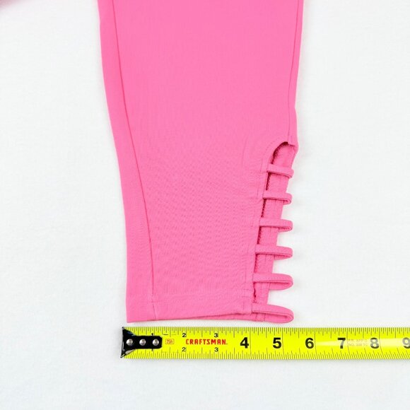 Terra & Sky Women's Blush Pink Capri Ladder Legging Plus Size 0X (14W) NWT - Picture 9 of 11